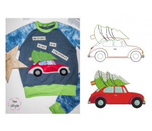 Stickdatei - Auto Tannenbaum